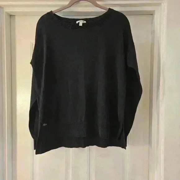 Lacoste Womens Silk/Cotton Sweater - Picture 1 of 8